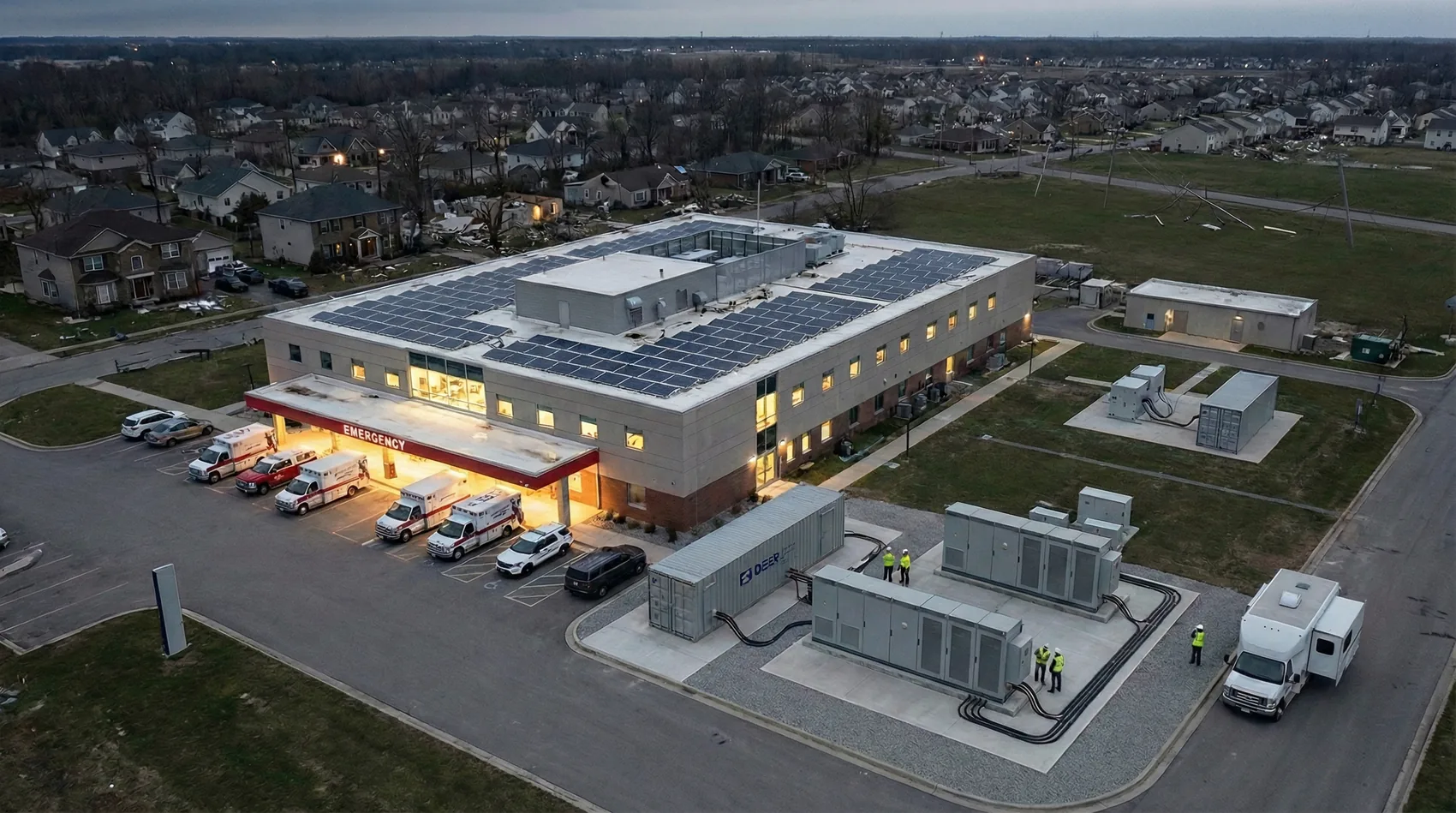 Grid-forming technology in a modern substation