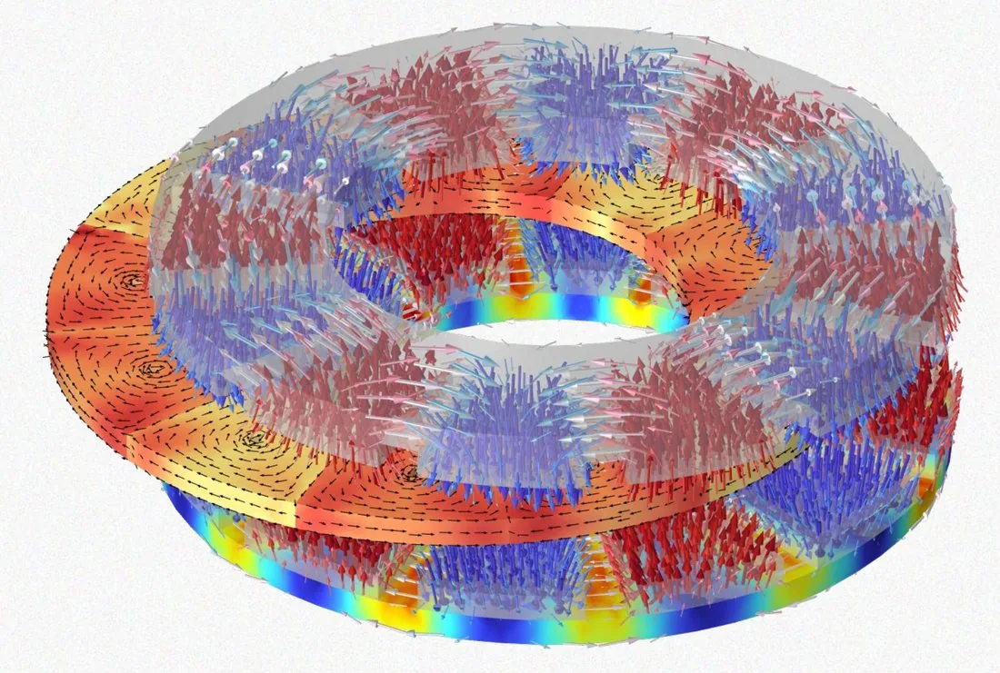 Electromagnetic finite-element analysis of the NOVAMOT motor