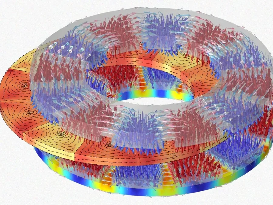 Electromagnetic finite-element analysis of a NOVAMOT machine